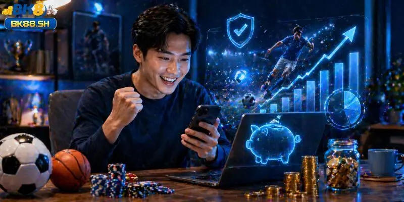 Quản lý vốn cược thông minh khi giải trí BK8